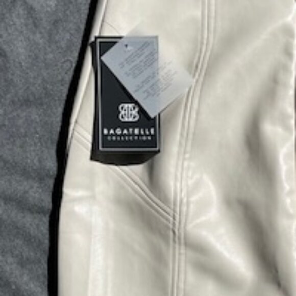 High Waisted Faux Leather Skirt Medium - Picture 2 of 5